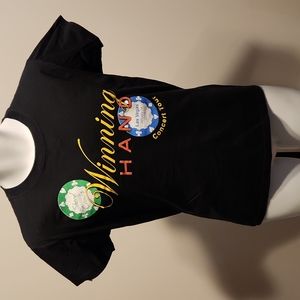 Cheryl Crow concert tour Las Vegas card art black m tshirt